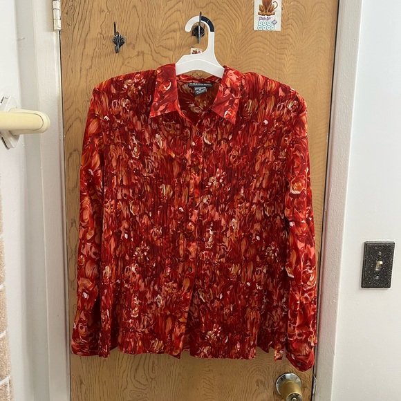 Vibrant Floral Button-Up - Picture 1 of 4